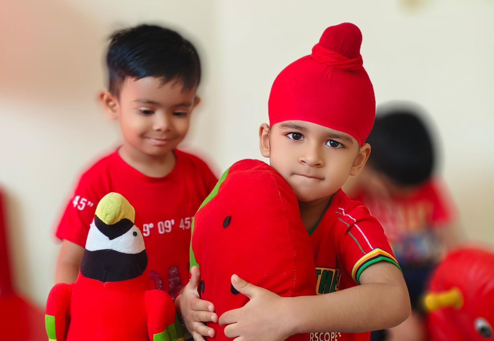 Red-tastic Day: Nursery Delights in Red Day Extravaganza